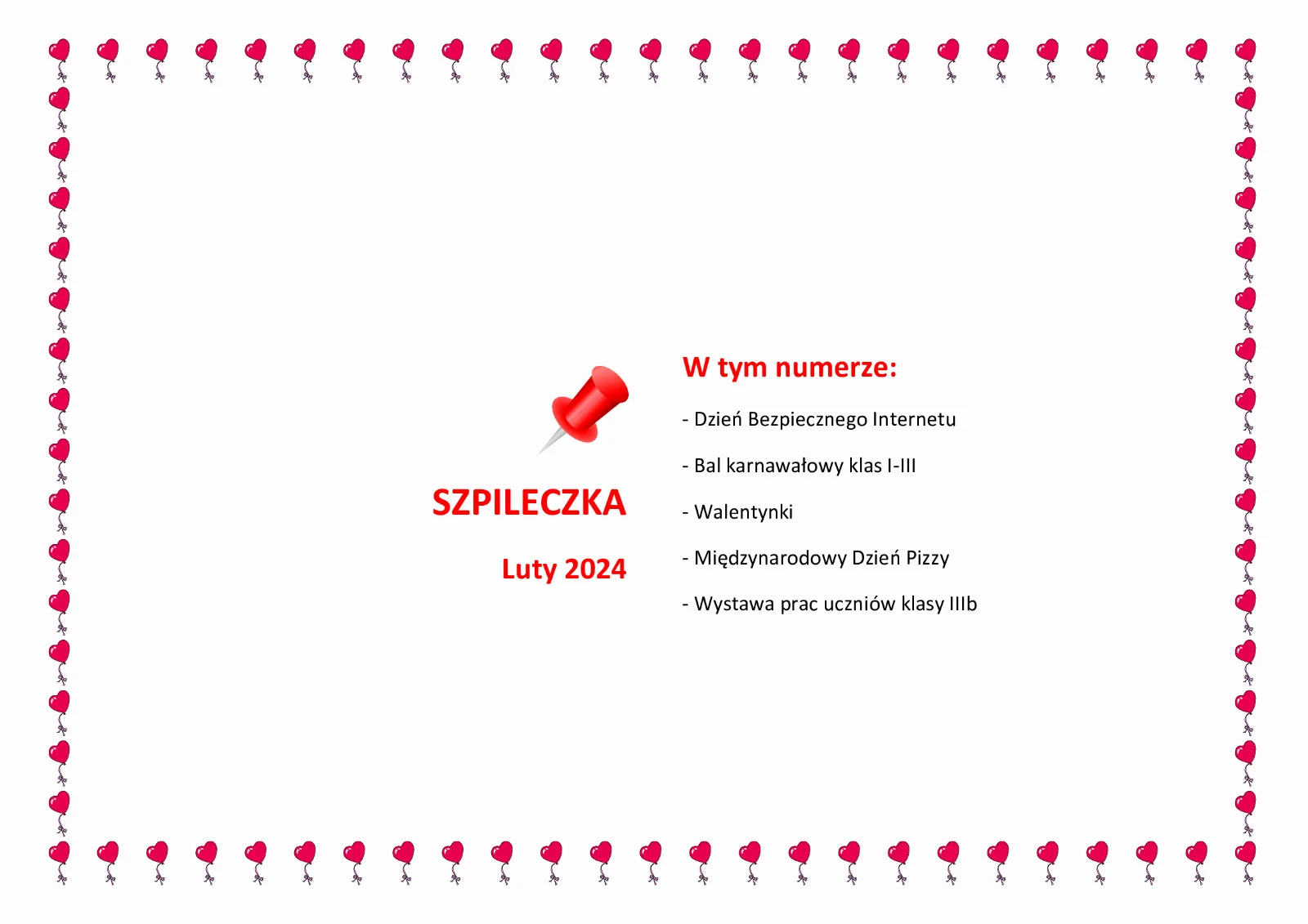 Okładka: Szpileczka - luty 2024
