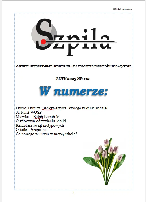 Okładka: Szpila - luty 2023
